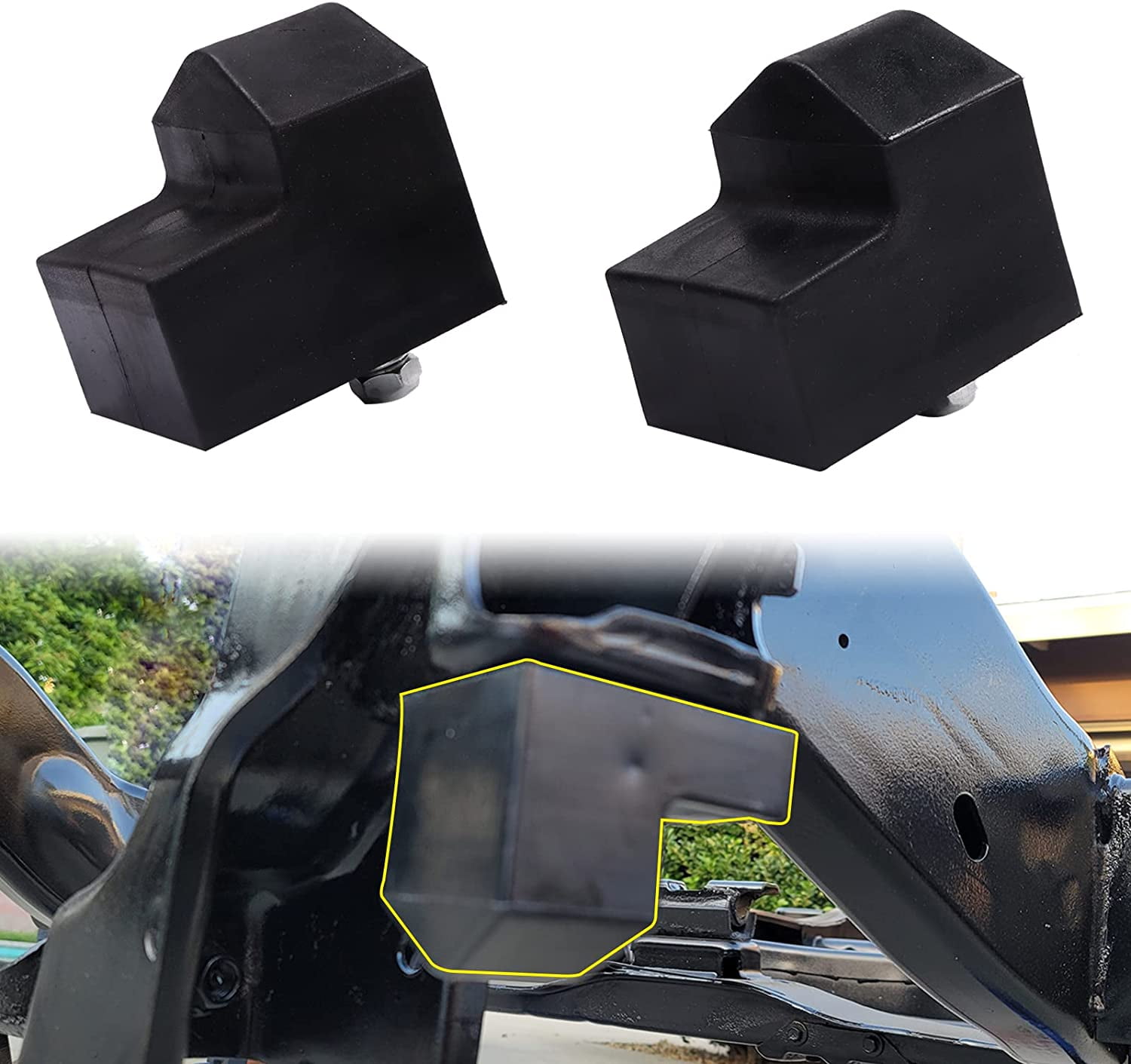 NIXFACE Control Arm Bumper Stop Front Lower Bumper Stop for Chevy Silverado Suburban Tahoe GMC Sierra Yukon XL Cadillac Escalade