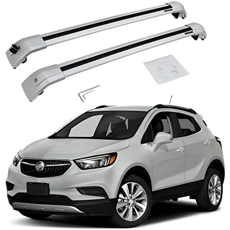 NIXFACE Cross Bar Fit for Buick Encore 2013-2022 Crossbar Roof Cargo Rack Luggage Anti-Theft