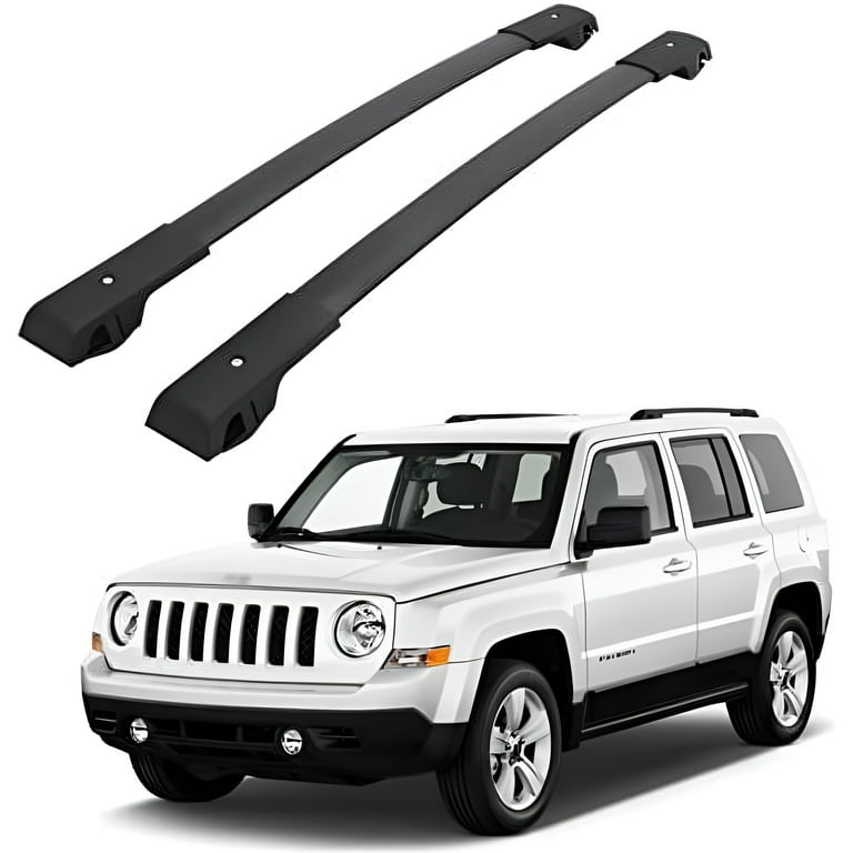NIXFACE Cross Bars Fit for Jeep Patriot 2007 2017 Cargo Bar Roof Rack Rail Top Accessories Walmart