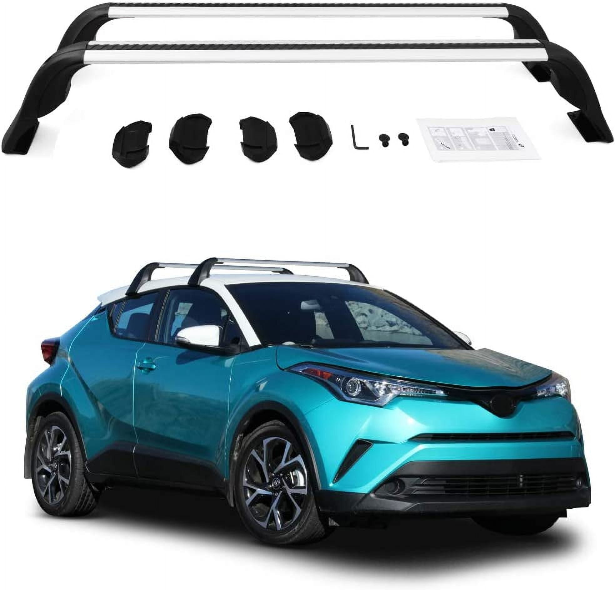 NIXFACE Cross Bars Roof Racks Fit for Toyota CHR C HR 2017 2022 Crossbars Luggage Cargo Carrier