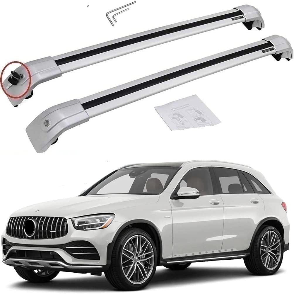 NIXFACE Cross Bars for Mercedes Benz GLC GLC63 GLC43 GLC300 2016