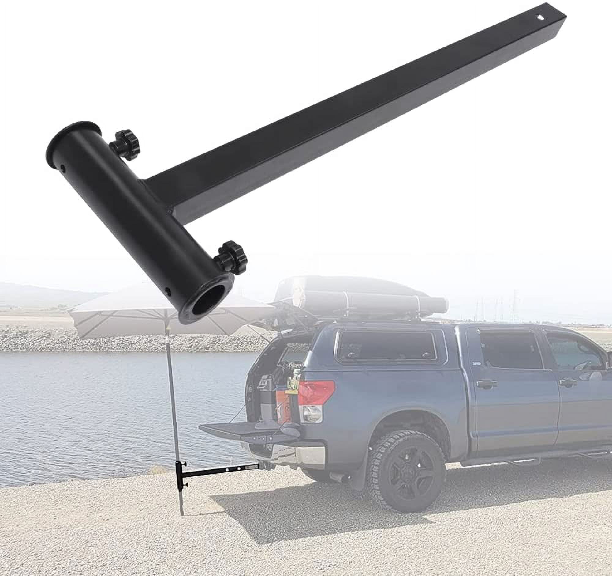 NIXFACE Hitch Mount Umbrella Holder for 13/8"2" Diameter Umbrellas