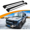 thumbnail image 1 of NIXFACE Lockable Roof Rack Cross Bar Fit for Land Rover Defender 90 110 2020-2023 Adjustable Black Crossbars, 1 of 5