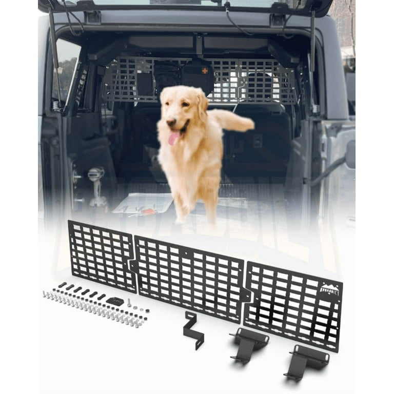 NIXFACE Pet Divider Storage MOLLE Panel For 2021-2024 Ford Bronco