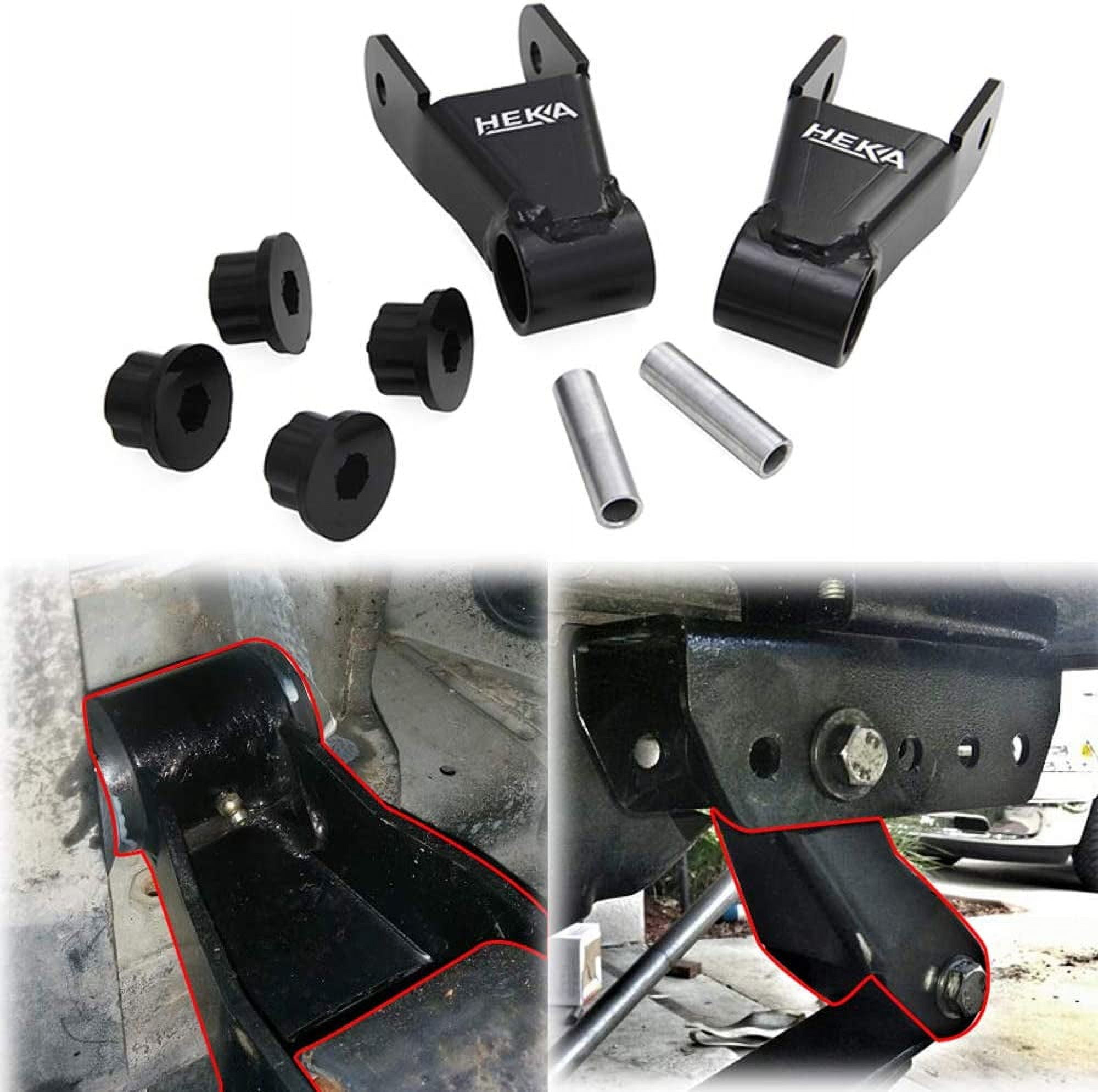 NIXFACE Rear Greasable Shackles for 8401 Jeep Cherokee XJ, 8692