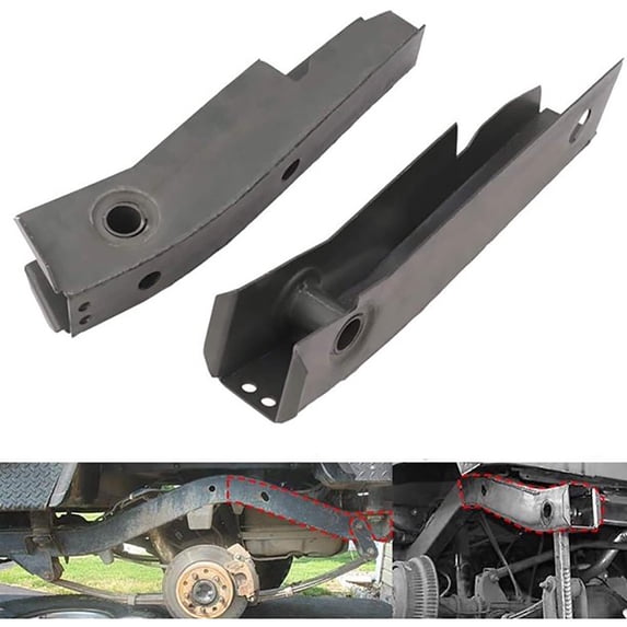 NIXFACE Rear Shackle Mount Frame Repair Driver and Passenger Kit Fit for Jeep 1986-95 Wrangler YJ