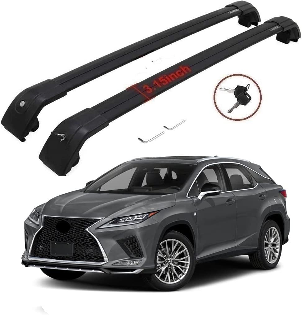 NIXFACE Roof Cargo Racks for 2016 2022 Lexus RX RX350 RX450H RX350L RX450HL Roof Rack Cross Bars Rail Luggage Carrier Lockable Accessories Walmart