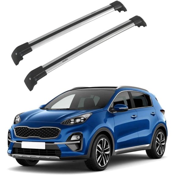 NIXFACE Roof Rack Cross Bars Fit for KIA Sportage 2016-2022 Aluminum Cargo Carrier Bag Luggage Kayak Canoe Bike Snowboard Skiboard