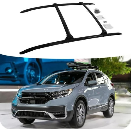 NIXFACE Roof Rail Rack & Cross Bar for Honda CRV CR-V 2017-2022 Luggage Baggage All Black