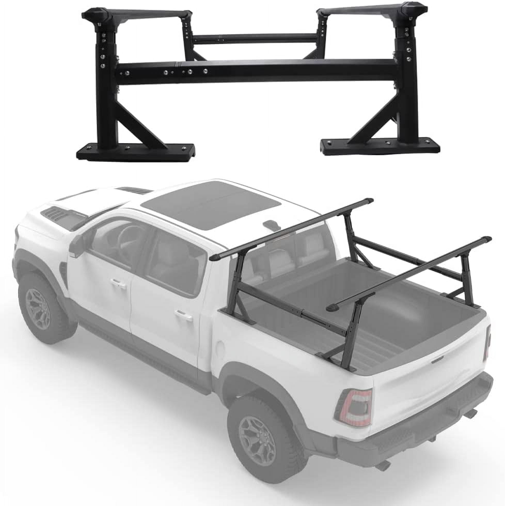 NIXFACE Universal Extendable Pickup Truck Bed Rack Adjustable Truck