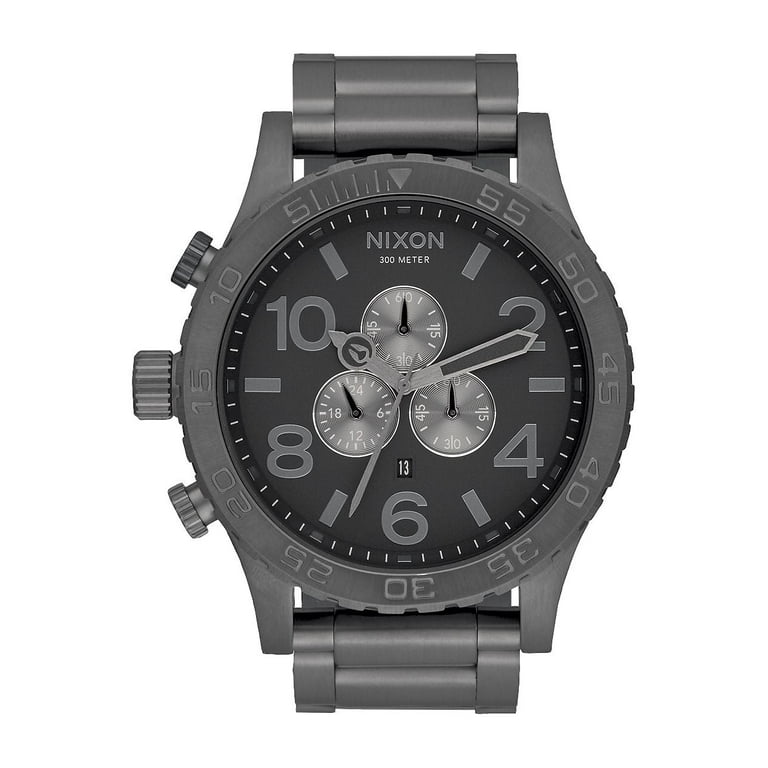 NIXON 51-30 Chrono A083 - All Gunmetal - 300m Water Resistant