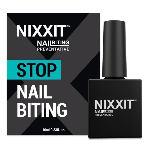 NIXXIT Nail Biting Deterrent Polish, Bitter, Non-Toxic, for Adults, 10ml Bottle