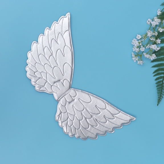 NIYANGLE 1 Pack Fabric Angel Wings Costume, Fairy Wings for Stage Performance, Party Cosplay Props