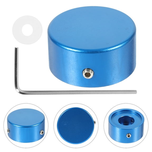 NIYANGLE 1 Set Guitar Pedal Knobs Metal Rotary Knobs for Electric Guitar Replacement