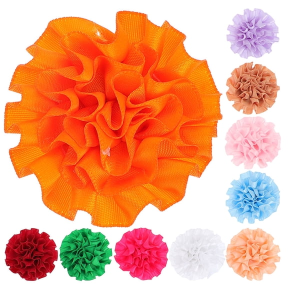 NIYANGLE 10 Pcs Pet Collar Flower Decorations, Assorted Color Collar Charms, Cute Dog and Cat Accessories for Daily Wear
