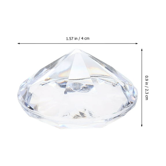 NIYANGLE 12Pcs Transparent Crystal Place Card Holders for Weddings and Birthday Parties Decorate Table