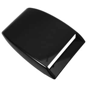 NIYANGLE 1-Pack Black ABS Car Hood Scoop Air Intake Vent Grille Cover Decorative Bonnet Vent for Enhanced Engine Airflow