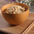 thumbnail image 1 of NIYANGLE 1Pack Bowl Wood Assorted Color For Fruit Holder Kitchenware, 1 of 8