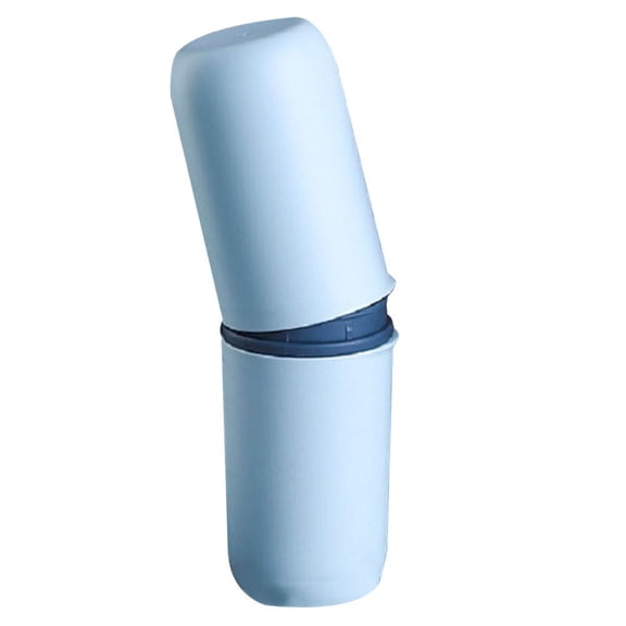 NIYANGLE 1Pack Toothpaste Travel Container Sky-blue Multipurpose Design Case