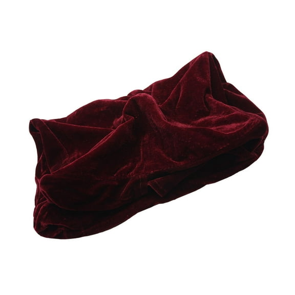 NIYANGLE 1Pcs Dark Red Square Velvet Piano Stool Cover Protective Dustproof Scratch Resistant for Adults
