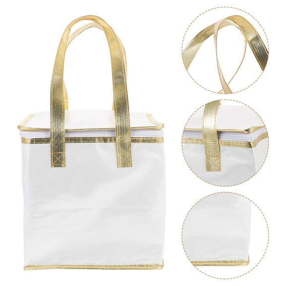 NIYANGLE 1Pcs Insulated Take Away Bags for Food Transport 10.22x10.22x10.22in