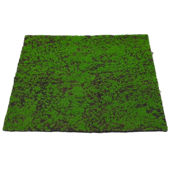 NIYANGLE 1Set Artificial Grass Patch 50X50CM Flocking Foam Material for Restaurant Wall Decoration