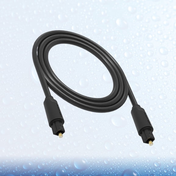 NIYANGLE Audio Optical Patch Cord Speaker Connection Black 1Set