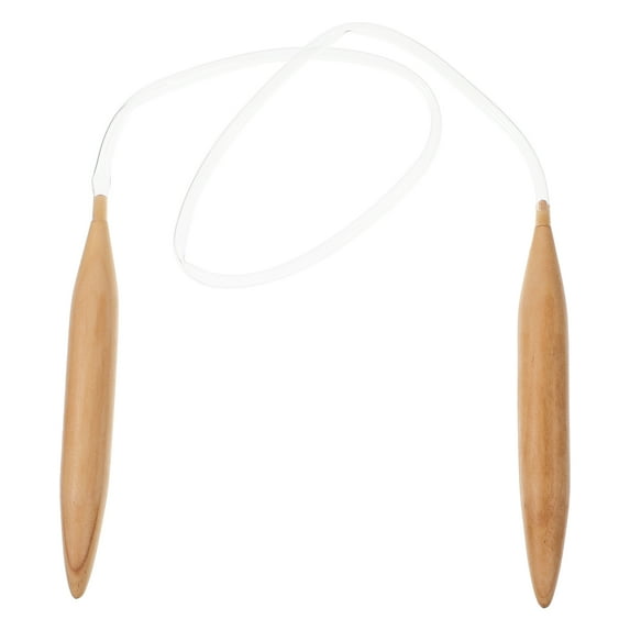 NIYANGLE 1Set Knitting Needle Circular For Beginners Khaki Diy Weaving