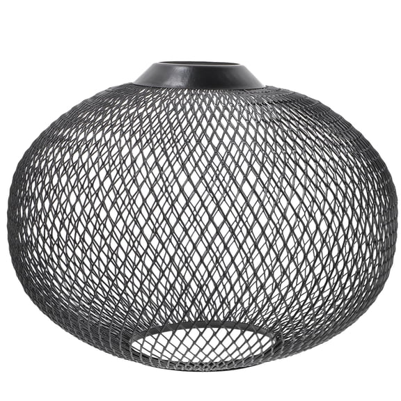 NIYANGLE 1Set Rustic Wire Lamp Shade Sphere Shape for Entryways Ceiling Light Cover 7.9X7.9X5.5in