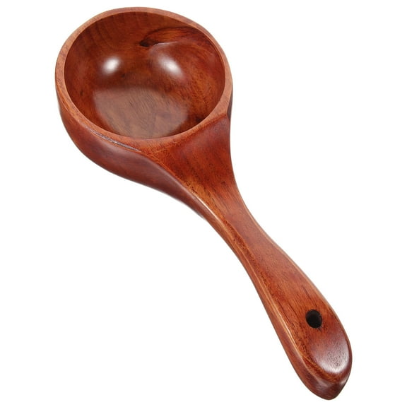 NIYANGLE 1Set Water Dipper Wooden Spoon with Wide Mouth for Home Users in Kitchen