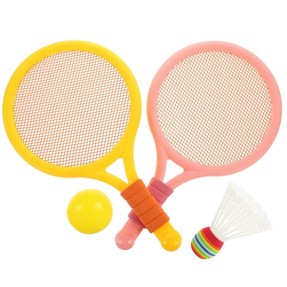 NIYANGLE 2 Rackets Large Size Badminton Racket for Children Indoor Sports
