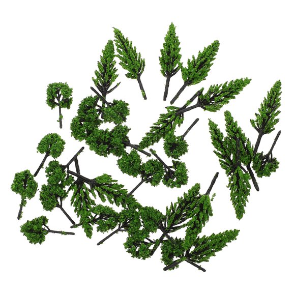 NIYANGLE 30Pcs Sand Table Trees for Artists and Micro Landscaping