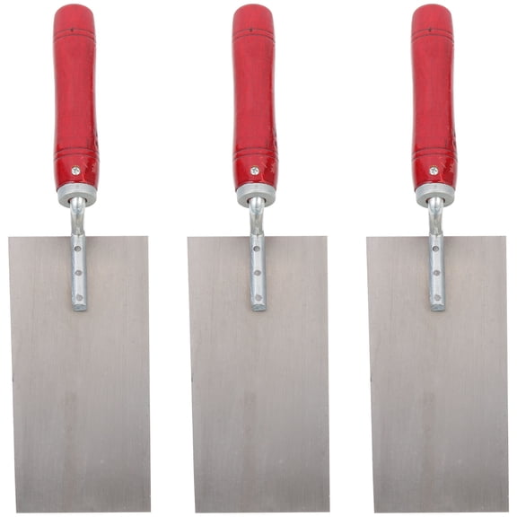 NIYANGLE 3Pcs Bricklaying Trowels for Masonry Tools Shaping Leveling Stainless Steel