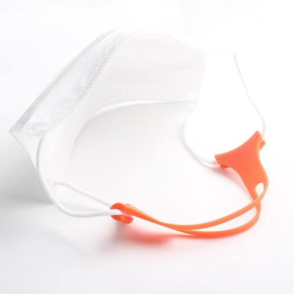 NIYANGLE 3Pcs Mask Hook Orange Accessory for Hanging Use Lightweight and Durable