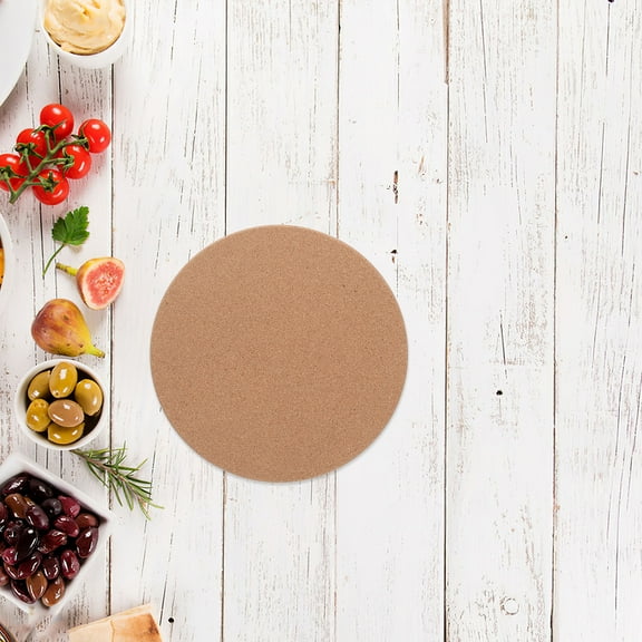 NIYANGLE 4Pcs Cork Trivets Rustic Square Heat Protection for Kitchenware 19.00X19.00X0.39In