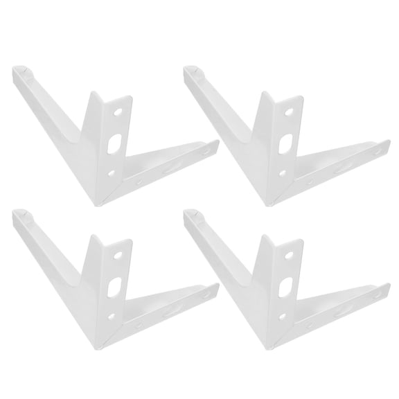NIYANGLE 4Pcs White Heavy Duty Metal Support Legs for Bed Sofa Cabinet with Easy DIY Installation