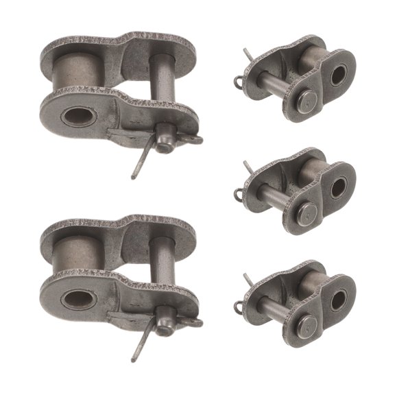 NIYANGLE 5pcs Double Roller Chain Offset Links, Steel End Connectors
