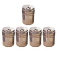 thumbnail image 1 of NIYANGLE 5Pcs Seasoning Containers Stainless Steel Prevents Wet or Dirty for Chefs Cooking, 1 of 8