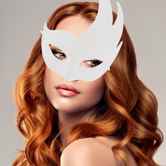 NIYANGLE 6pcs DIY Pulp Masks for by Artists at Painting Classes and Events