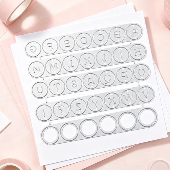NIYANGLE Alphabet Letter Cutting Die for Scrapbooking and Birthday Cards