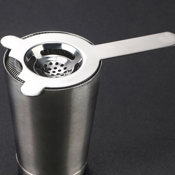 NIYANGLE Small Metal Strainer Cocktail Filter 304 Stainless Steel 1Pcs