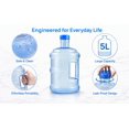 Random Jug NIYANGLE Blue Plastic Water Jug with Hollow Handle Reusable Water ...