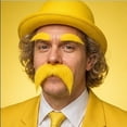 NIYANGLE Comfortable Assorted Color Fake Mustache and Eyebrows for ...