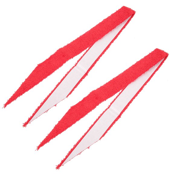 NIYANGLE Cotton Badminton Racket Wrap Sweatband 2Pcs Moisture Removal Shock Absorption For Athletes 11.8x1.4in