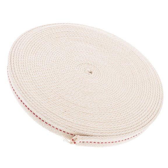 NIYANGLE Cotton Wicks For Oil Lamps And Lanterns Heat Source Bright Flame 1 Roll 393.00X0.79X0.08In