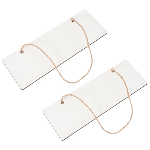 NIYANGLE Durable White Heat Transfer Plaques, Ideal for Custom Door Hangers and Wall Decor, 2Pcs