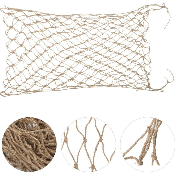NIYANGLE Erosion Netting Blanket Light Brown Jute Gardening 1Set 117.90X39.30X0.31in