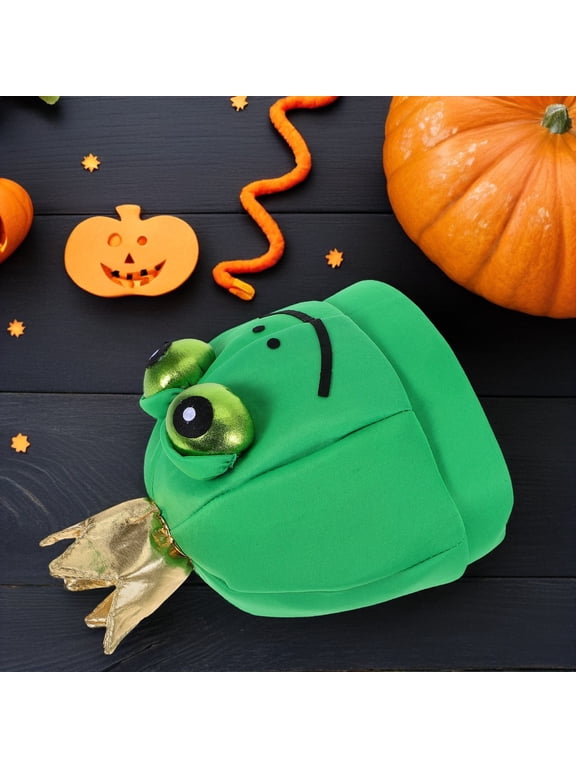 Frog Costume Hat Green Lightweight Comfort for Group Parties