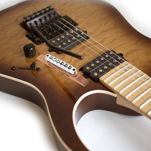 NIYANGLE Guitar Bridge Parts for Live Performance Electric Guitar Secure Mounting Wood Zinc Alloy
