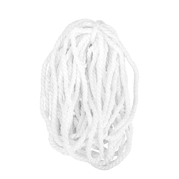 NIYANGLE Heavy Duty White Nylon Rope Multipurpose Durable Twisted Cord for Box Packaging and Tie Down